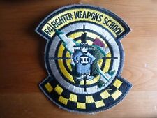 USAF F-4 Phantom WEAPONS SCHOOL Patch US Air Force Tactical Fighter Squadron picture
