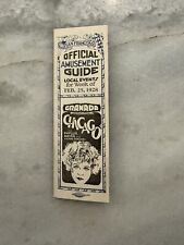 SAN FRANCISCO AMUSEMENT GUIDE FOR Feb 28 1928, Chicago w/ Phyllis Haver picture