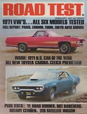 Road Test Magazine February 1971 Road Runner Plymouth Satellite picture