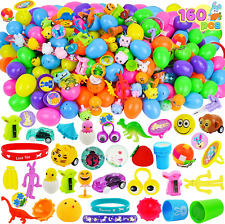 JOYIN 160 PCS Prefilled Easter Eggs with Assorted Toys Easter eggs for Easter picture