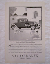 1929 Studebaker Original B/W Print Advertisement Collection (5) picture