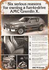 Metal Sign - 1978 AMC Gremlin X - Vintage Look Reproduction picture