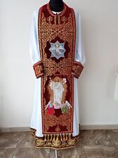 Epitrachelion with full machine Embroidery for priest vestments  and bishops picture