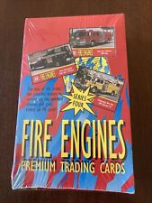 FIRE ENGINES SERIES 4 FACTORY SEALED TRADING CARD BOX 36 PACKS ~ HTF ~ NIB picture