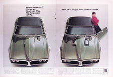 1968 PONTIAC FIREBIRD 350 400 Genuine Vintage Advertisement ~ QUADRA-JET H.O. picture