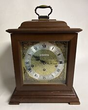 Vintage Seth Thomas 8 Day Legacy Wood Mantle Clock Westminster Chime with Key picture