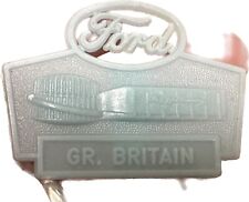 1964 Ford Great Britain Hard Plastic Badge Marker Vintage Advertising Car Auto picture