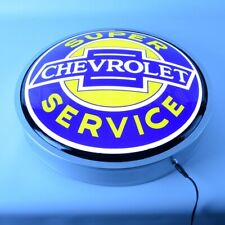 Super Chevrolet Service Backlit Led Neon Lighted Sign 15