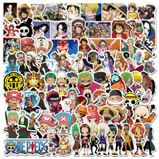 100Pcs Stickers ONE PIECE Comics Anime for Skateboard Luggage Laptop Phone PVC picture
