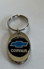Chevrolet Corvair Keychain Lightweight Metal Chrome Style Finish Chevy Key Chain picture