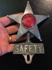 License Plate Safety Topper Frame HOTROD Auto Car Truck Metal Patina Ratrod GIFT picture