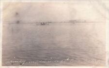  Postcard RPPC Airplane Cherbourg France 1920s picture