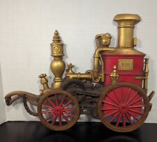 Steam Fire Engine VII Decorative Plaque by Sexton USA, 1162, 1970s picture