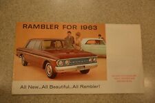 1963 RAMBLER ORIGINAL SALES  BROCHURE picture