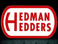 HEDMAN HEDDERS - Original Vintage 1960's 70's Racing Decal/Sticker B picture