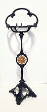 Vintage Cast Iron Ashtray Stand W/o Ash Tray  picture