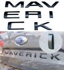0.3 in Matte Black Tailgate Insert Letters Badge For MAVERICK Emblem 2022-2024 picture