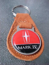 1972-1976 LINCOLN MARK IV SUEDE LEATHER KEY FOB VINTAGE NOS HI-QUALITY USA MADE picture