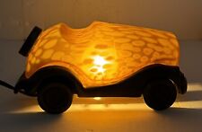 Vintage Roadster Nightlight Or Accent Lamp Car Brass Base Yellow picture