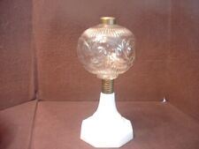 Antique Atterbury Scroll Pattern Oil Lamp with 8 Sided Octagon Base picture