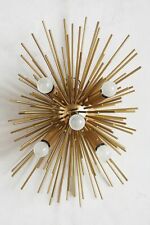 Wall Sconce Sputnik Flush Mount Brass Mid Century Lamps Lighting Wall Fixture picture