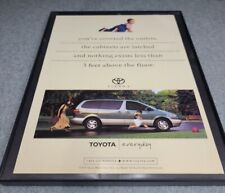 1998 Toyota Sienna  Vintage Magazine Print Ad/Poster Framed 8.5x11  picture