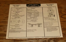 1969 Lincoln Continental & Mark III 460 Cubic Inch Tune-Up Chart 69 picture