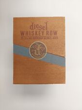 Diesel Whiskey Row Bourbon Barrel Aged Empty Wooden Cigar Box 6.5
