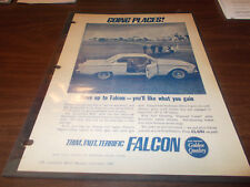 1963/64 Ford Falcon Australian Magazine ADs - 2 Different ADs for one Price picture