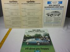 Chevrolet Chevy Chevette 1978 car brochure C76 options colors picture