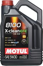 Motul 8100 X-clean EFE 5W-30 Synthetic Oil 5 Liters (109471), 5 l, 1 Pack picture