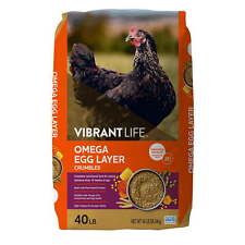 Vibrant Life Omega Egg Layer Crumble 40 lb Bag US picture