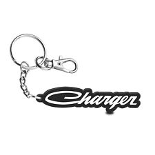 Dodge Charger Classic Laser Cut Full-Color Printing Acrylic Charm Key Chain picture
