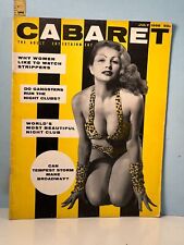 July 1956 Cabaret Magazine Tempest Storm picture