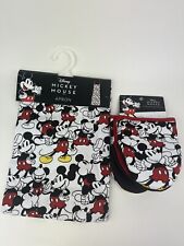 Disney Mickey Mouse Set Of Apron And 2 Pack Mini Mitts picture