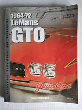 1964-72 LeMans GTO Year One Restoration and Accesories Book...384 pages picture