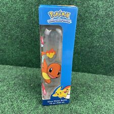 Pokémon 18oz Glass Water Bottle Kanto Starters Bulbasaur Charmander Squirtle New picture