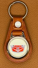1965 1966 FORD TRUCK KEYCHAIN PREMIUM LEATHER CLASSIC TAN picture
