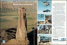 1973 Chevrolet Impala Castle Rock Moab Utah helicopters retro photo print ad S12 picture