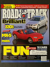 Road & Track Magazine August 2005 BMW 330i - Bentley Continental Flying Spur 223 picture