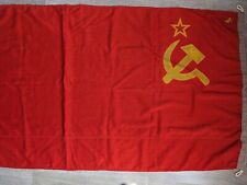 Rare original vintage USSR flag of the Soviet Union era.Communist flag. picture