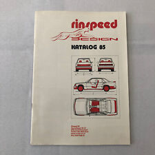 1985 Rinspeed Tuner Catalog Brochure Zender Kamei BBS Recaro Porsche AMG + picture