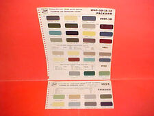 1949 1950 1951 1952 1953 PACKARD SUPER CUSTOM VICTORIA CLIPPER PAINT CHIPS SW picture