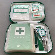 Vintage TOYOTA MOTOR First Aid Kit 2000 Celsior Green JDM Genuine OEM picture