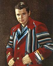 Audie Murphy cool pose in colorful Mexican style jacket 24x30 Poster picture