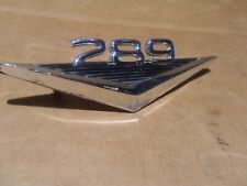 1963-1965 Ford Mustang 289 Fender Emblem C30B16C144A OEM picture