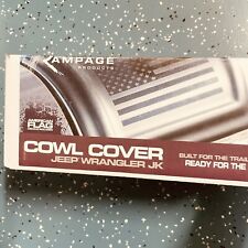 Rampage 76128 USA Flag Cowl Cover Fits 07-18 Wrangler (JK) picture