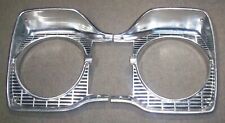 1965 Plymouth Belvedere Satellite Left & Right Headlight Bezels Pair Used OEM 65 picture
