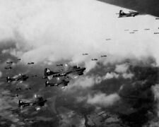 B-17 Flying Fortress Formation of the 381st Bomb Group WWII WW2 8x10 Photo 92b picture