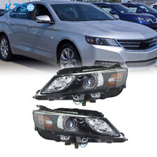 Headlights For 2015-2020 Chevrolet Impala Black Housing Right&Left Halogen Type picture